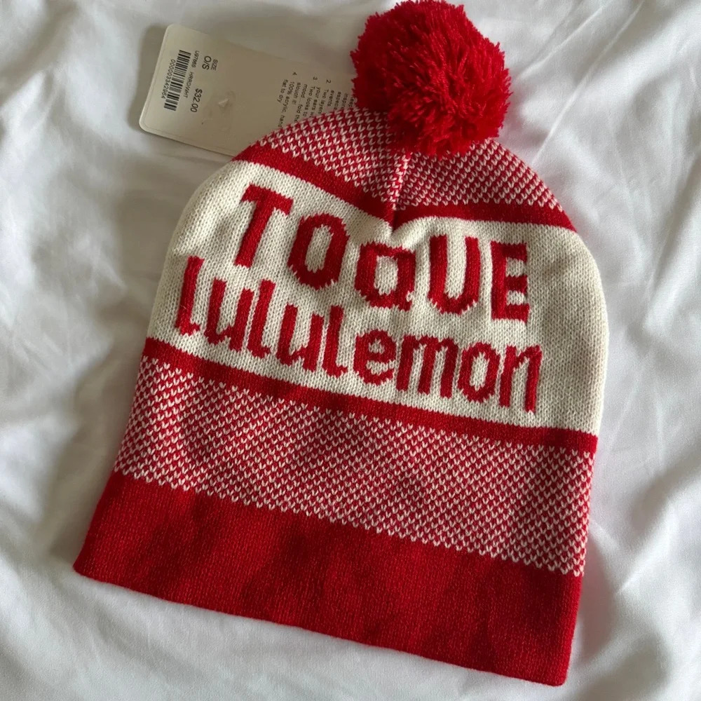 🆕🇨🇦 RARE 2010 Lululemon Olympic Canada Cheer Me On Toque - Picture 4 of 5